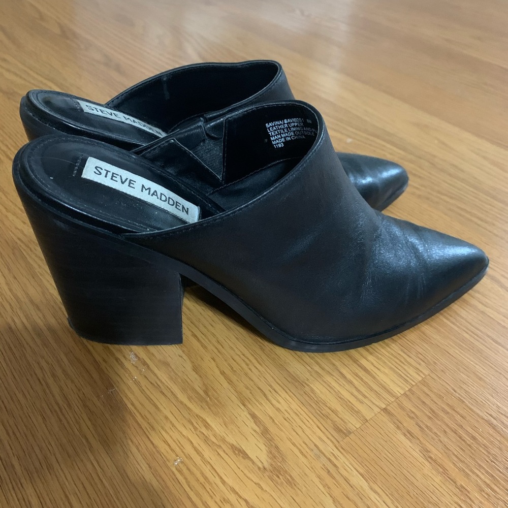 Black Steve Madden Booties Size 8